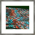 Giant Sculpted Phallus Gale Crater - Mars Framed Print