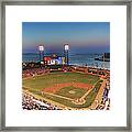 Giants Ballpark At Night Framed Print