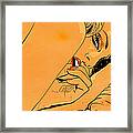 Girl In Bed 1 Framed Print