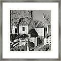 Girl Wearing Cape By George Wythe House Framed Print