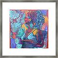 Girl With Dreads Framed Print