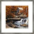 Glade Creek Mill In Autumn Framed Print