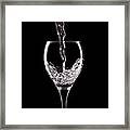 Glass Of Water Framed Print