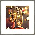 Glasses Of Champagne Framed Print