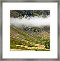 Misty Mountain Landscape Framed Print