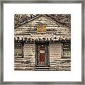 Glenda's Sewing Framed Print