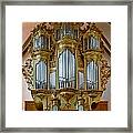 Glorious In Gold Framed Print