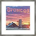 Go Broncos Colorado Country Framed Print