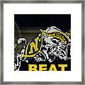 Go Navy Beat Army Framed Print