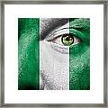 Go Nigeria Framed Print
