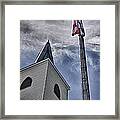 God And Country Framed Print