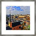 Going To Old Town Framed Print