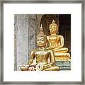 Golden Buddha Framed Print