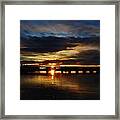 Golden Light Sunset Framed Print