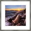 Golden Sunset Framed Print