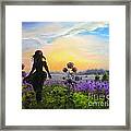 Golden Surrender Framed Print