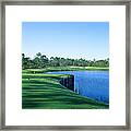 Golf Course At The Lakeside, Regatta Framed Print
