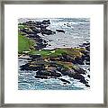 Golf Course On An Island, Pebble Beach Framed Print