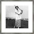 Golfer Joyce Wethered Framed Print
