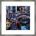 Gondola Drivers Framed Print