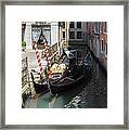 Gondola In Venice-2 Framed Print