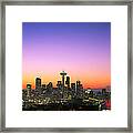 Good Morning America. Framed Print