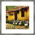 Goosey Goosey Gander Framed Print