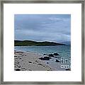 Gorgeous Coral Beach On Skye In Scotland Framed Print