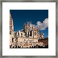 Gothic Cathedral Of Burgos Framed Print