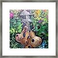 Gourds And Flowers Framed Print