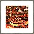 Gourmet Cover Featuring A Pot Of Stew Framed Print