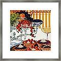 Gourmet Cover Of Fruit Tarts Framed Print