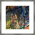 Graffiti Blues Framed Print