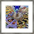 Graffiti Lane Circagraph Framed Print