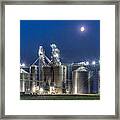 Grain Processing Plant Framed Print