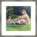 Grampa's Bible Stories Framed Print