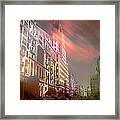 Gran Via De Madrid Framed Print