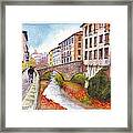 Granada Bridge Spain Framed Print