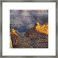 Grand Canyon Sun Rise Framed Print