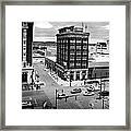 Grand Rapids 12 Black And White Framed Print