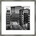 Grand Rapids 18 Black And White Framed Print