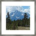 Grand Teton Mountain Framed Print