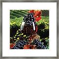 Grapes In The Glass Framed Print