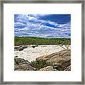 Great Falls White Water #6 Framed Print