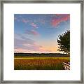 Great Meadows Late Summer Setting Framed Print