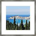 Green And Blue 1 Framed Print