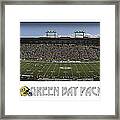 Green Bay Packers Panorama Framed Print