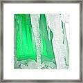 Green Cave Framed Print