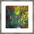 Green Cay Palms Framed Print