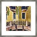Green House In Venice Framed Print